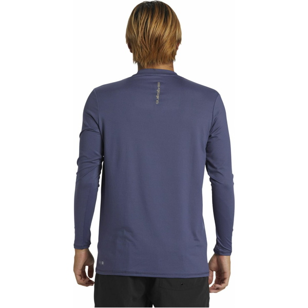2024 Quiksilver Everyday UV50 Langærmet Surf T-shirt Til Mænd AQYWR03136 - Crown Blue